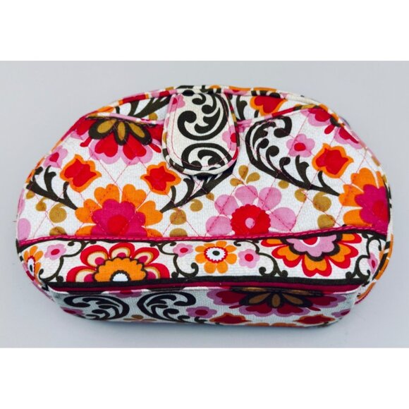 Vera Bradley Folkloric Pocket Cosmetic Bag Quilted Makeup Case - Picture 10 of 11